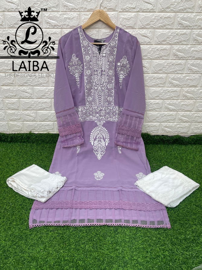 Laiba The Designer Studio Am 139 Fancy Designer Festive Wear Ready Made SUit Collection